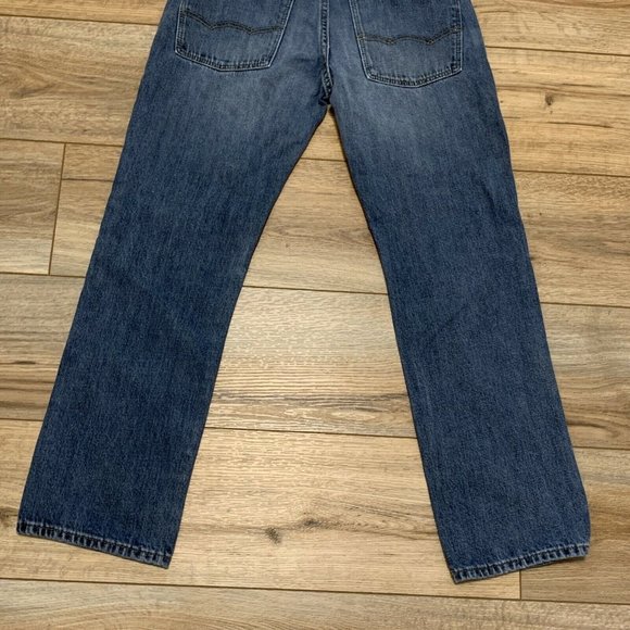 Men's American Eagle Jeans 26 x 28 Slim Straight Fit Denim Blue Cotton Med Wash - Picture 6 of 11